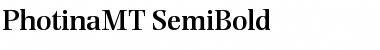 PhotinaMT-SemiBold Font