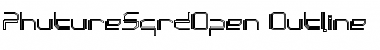 PhutureSqrdOpen Regular Font