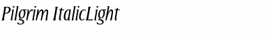 Pilgrim Italic Font