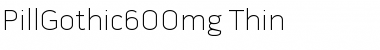 Pill Gothic 600mg Font