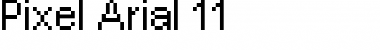 Pixel Arial 11 Regular Font