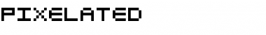 Pixelated Regular Font