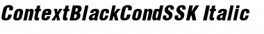 ContextBlackCondSSK Font