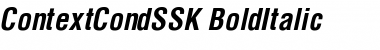 ContextCondSSK Font