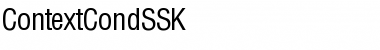 ContextCondSSK Font