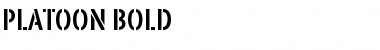 Platoon Bold Font Platoon Bold Font