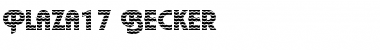 Download Plaza17 Becker Font Download Plaza17 Becker Font
