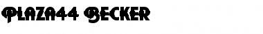 Download Plaza44 Becker Font