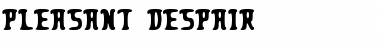 Download Pleasant Despair Font