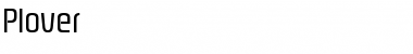 Plover Regular Font Plover Regular Font