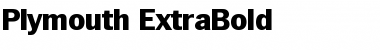 Download Plymouth-ExtraBold Font Download Plymouth-ExtraBold Font