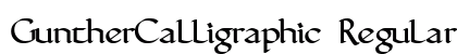 GuntherCalligraphic Regular Preview