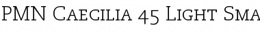 Caecilia LightSC Regular Font