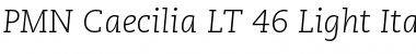 Caecilia LT LightItalic Font