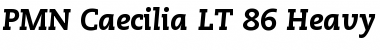 Download Caecilia LT HeavyItalic Font