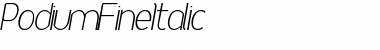 Podium Regular Font