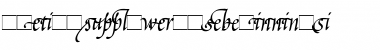 PoeticaSuppLowercaseBeginningsI Font
