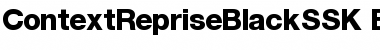 ContextRepriseBlackSSK Font