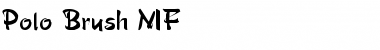 Polo Brush MF Regular Font