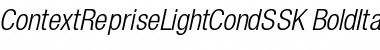 ContextRepriseLightCondSSK Font