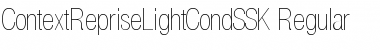 ContextRepriseLightCondSSK Regular Font