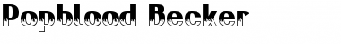 Popblood Becker Normal Font