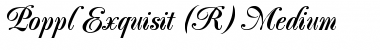 Poppl-Exquisit BQ Regular Font