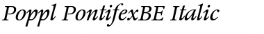 Download Poppl-PontifexBE Font