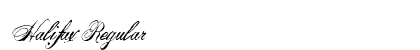 Halifax Regular Font Preview