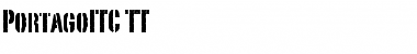 PortagoITC TT Font