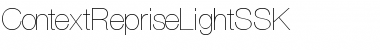 ContextRepriseLightSSK Font