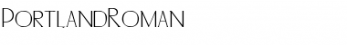 PortlandRoman Regular Font