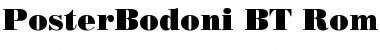 PosterBodoni BT Roman Font