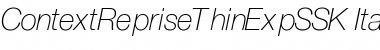 ContextRepriseThinExpSSK Font