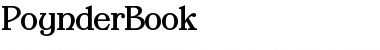 PoynderBook Font