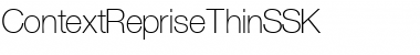 ContextRepriseThinSSK Regular Font