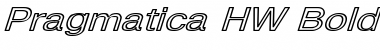 Pragmatica HW Bold Italic Font