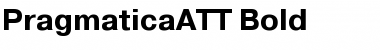 PragmaticaATT Bold Font