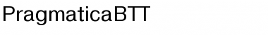 PragmaticaBTT Regular Font