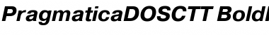 PragmaticaDOSCTT Font