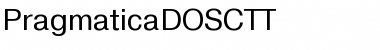 PragmaticaDOSCTT Font