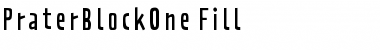 Download PraterBlockOne-Fill Font