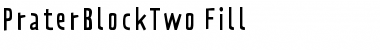 Download PraterBlockTwo-Fill Font