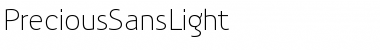 Download PreciousSansLight Font