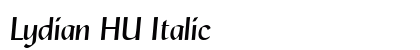 Lydian HU Italic preview