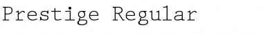 Prestige Regular Font Prestige Regular Font