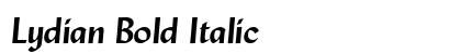 Lydian Bold Italic Preview