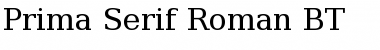 PrimaSerif BT Roman Font