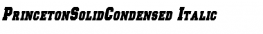 PrincetonSolidCondensed Font