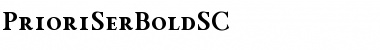 PrioriSerBoldSC Font